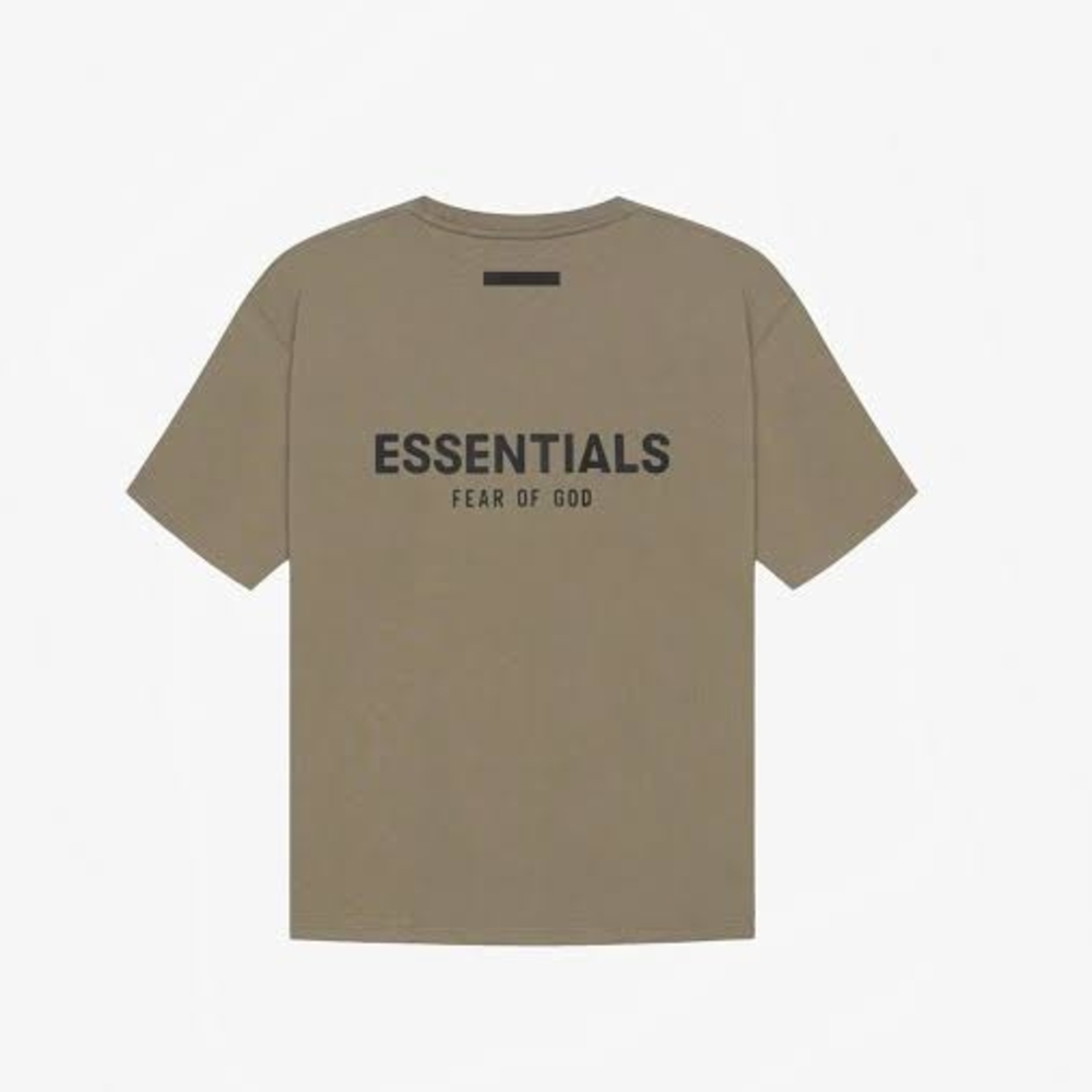 Fear Of God Essentials Short Sleeve Tee Taupe (125SP212007F) Men's Size M